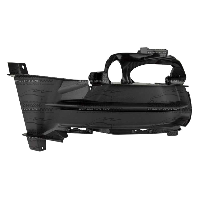 SHEFOMUST15-95R Right Hand Front Bumper Insert Fog Lamp Opening Cover for 2015-2017 Ford Mustang