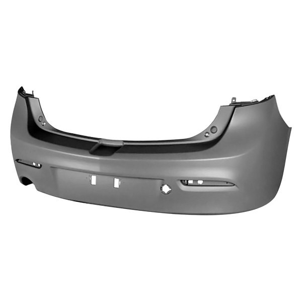 SHE3467C-89-0 Rear Prime Bumper Cover for 2010-2013 Mazda 3 2.0L Hatchback