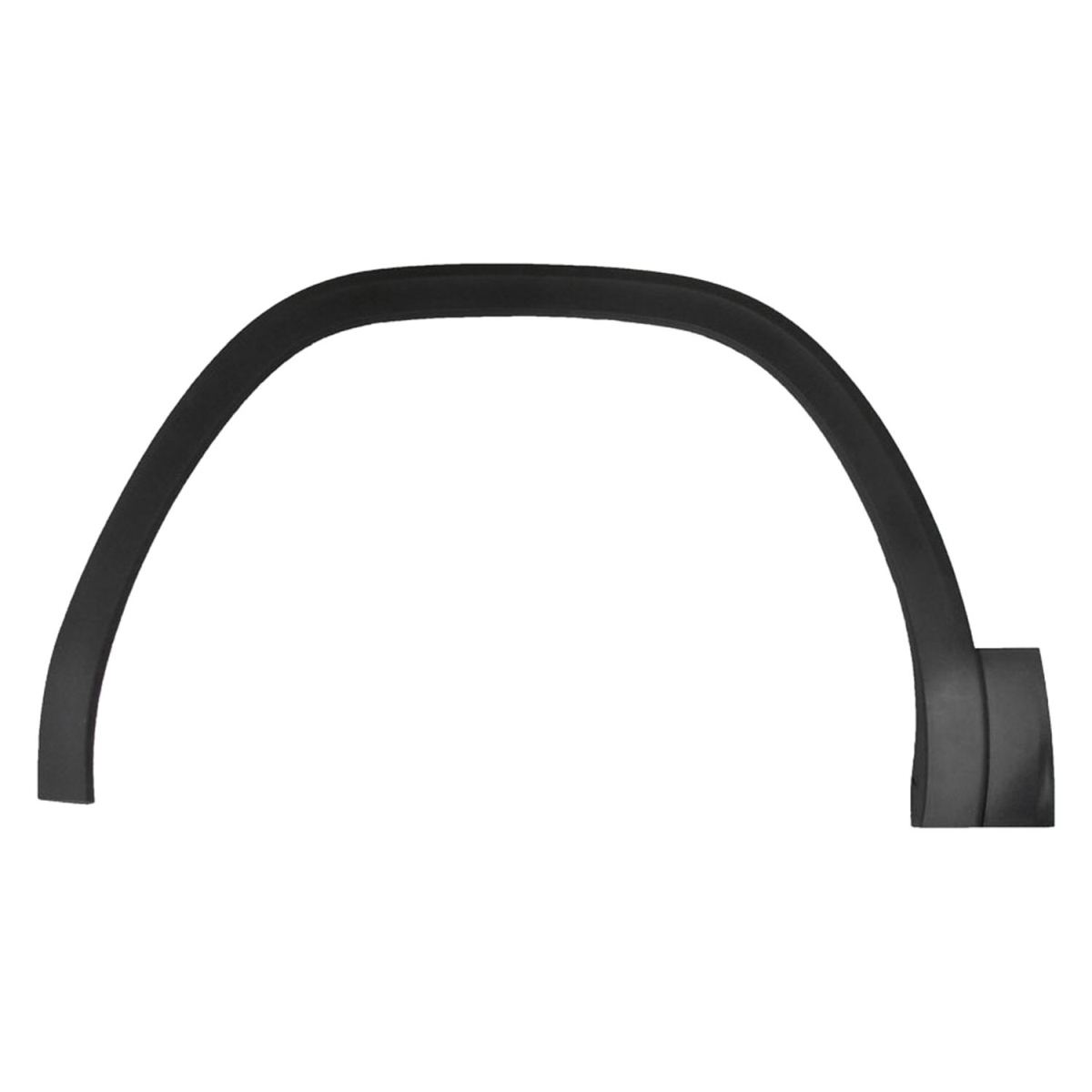 SHEVWATLA18-92MQ-1 CAPA Left Front Wheel Opening Molding for 2018-2020 Volkswagen Atlas - Black