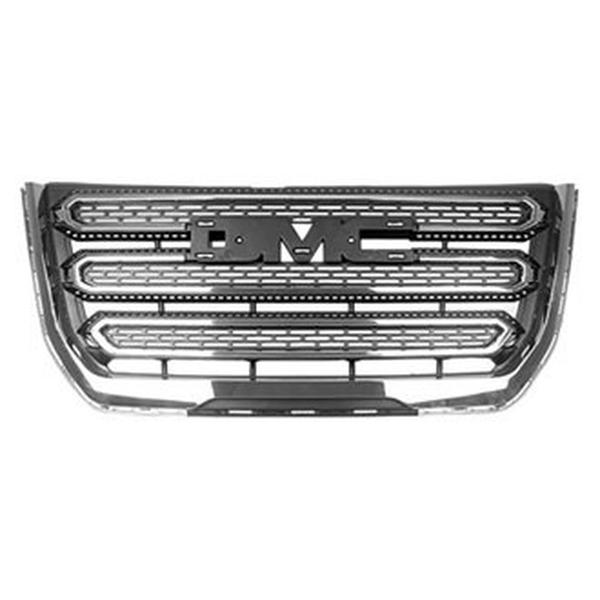 SHEGMTERR16A-99QU CAPA Grille Assembly for 2016-2017 GMC Terrain SLT - Chrome