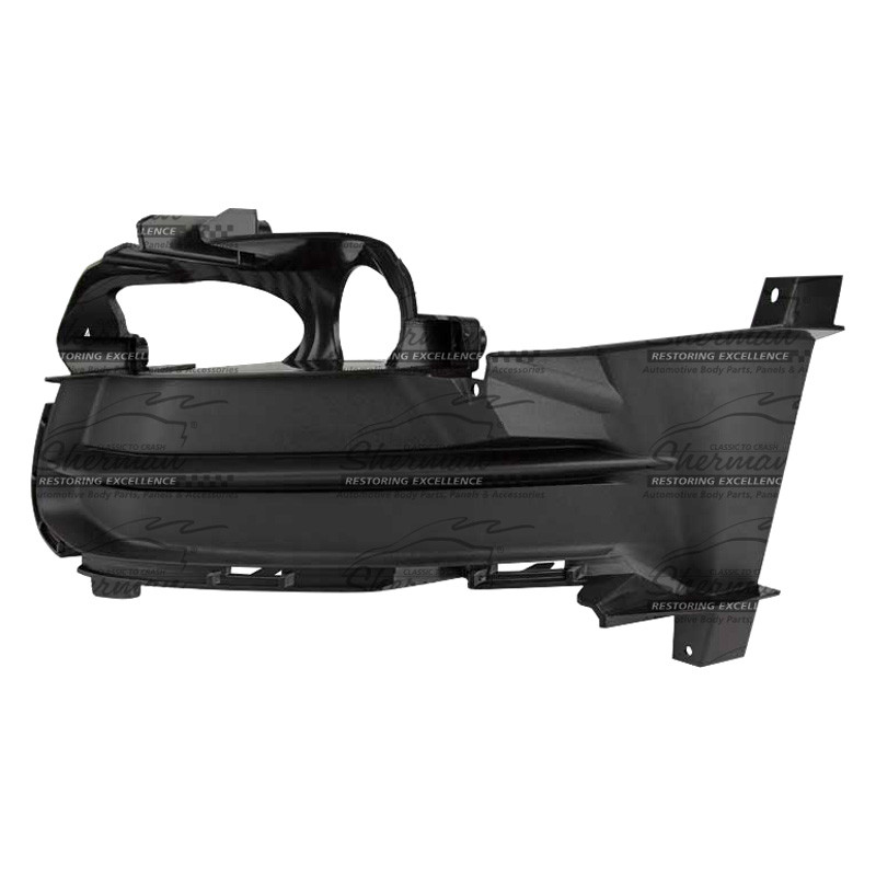 SHEFOMUST15-95L Left Hand Front Bumper Insert Fog Lamp Opening Cover for 2015-2017 Ford Mustang