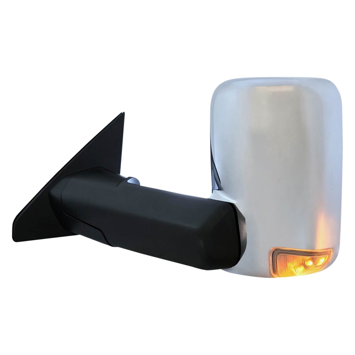 SHECH150019B-300L Left Hand Outer Rear View Mirror for 2019-2020 Ram 1500 - Chrome Trim