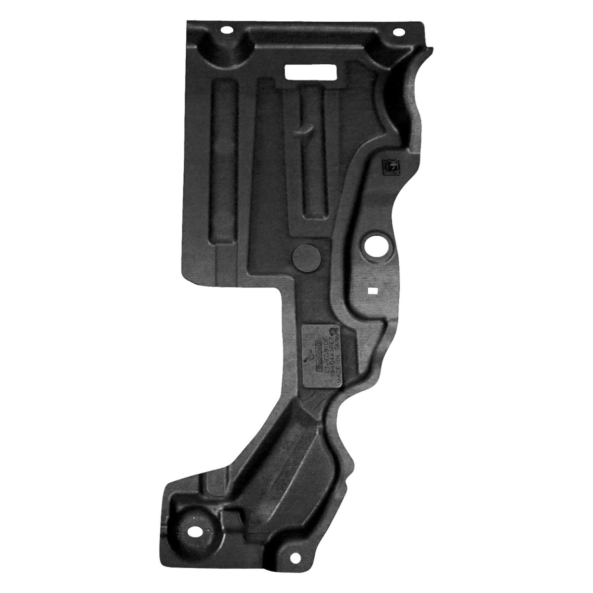 SHEFOEDGE19-49SQR CAPA Lower Right Hand Engine Cover for 2019-2020 Ford Edge-Lincoln Nautilus 2.7L Turbo AWD
