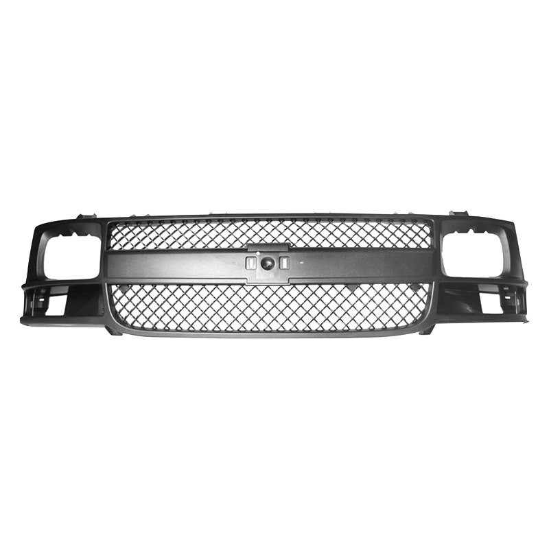 SHE932A-99QU CAPA Grille Assembly for 2003-2014 Chevrolet Express 1500 - Black & Gray