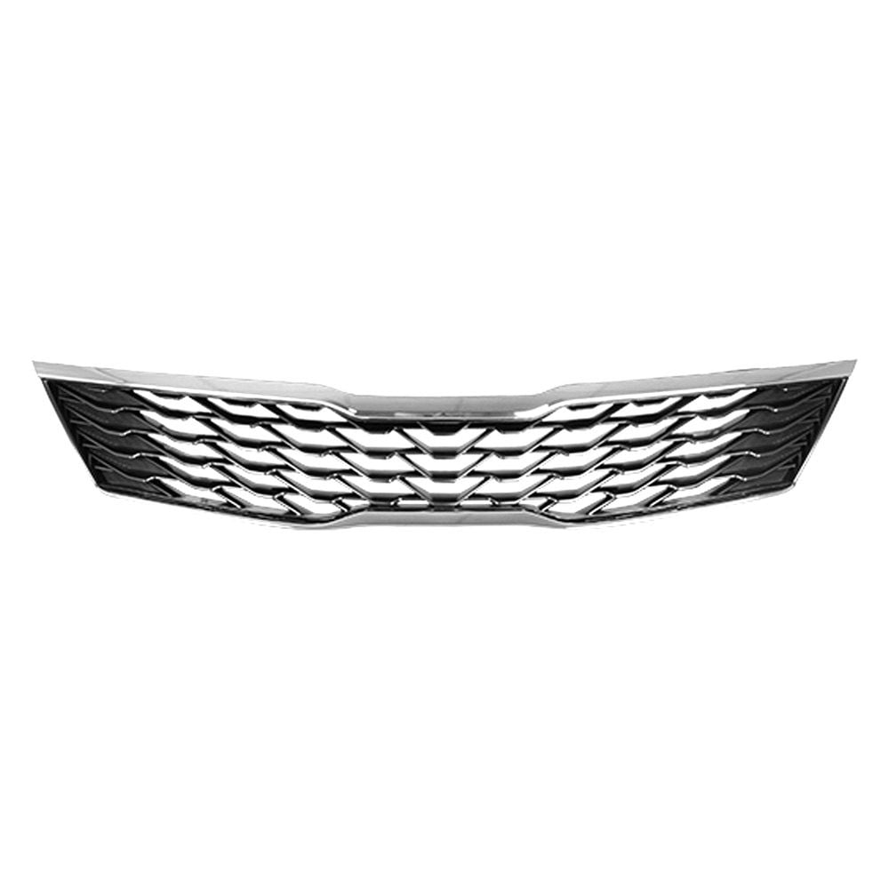 SHEKIOPTI19-99Q-0 CAPA Grille Assembly for 2019 Kia Optima EX-S - Gloss Black