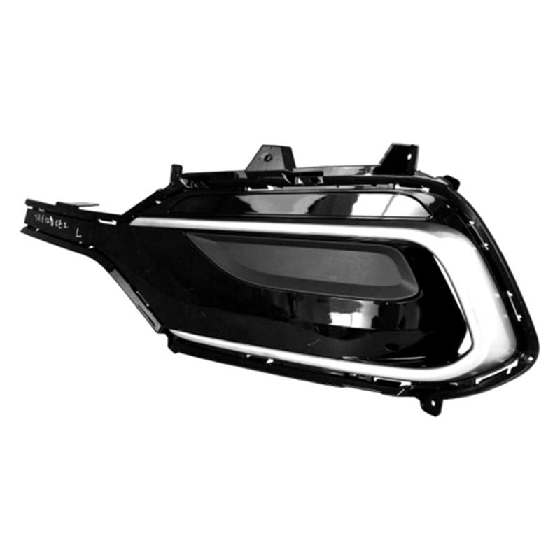 SHEHYSANT17-95Q-1 CAPA Front Left Hand Fog Lamp Bezel Bumper Insert for 2017 Hyundai Santa Fe Sport 2.4L