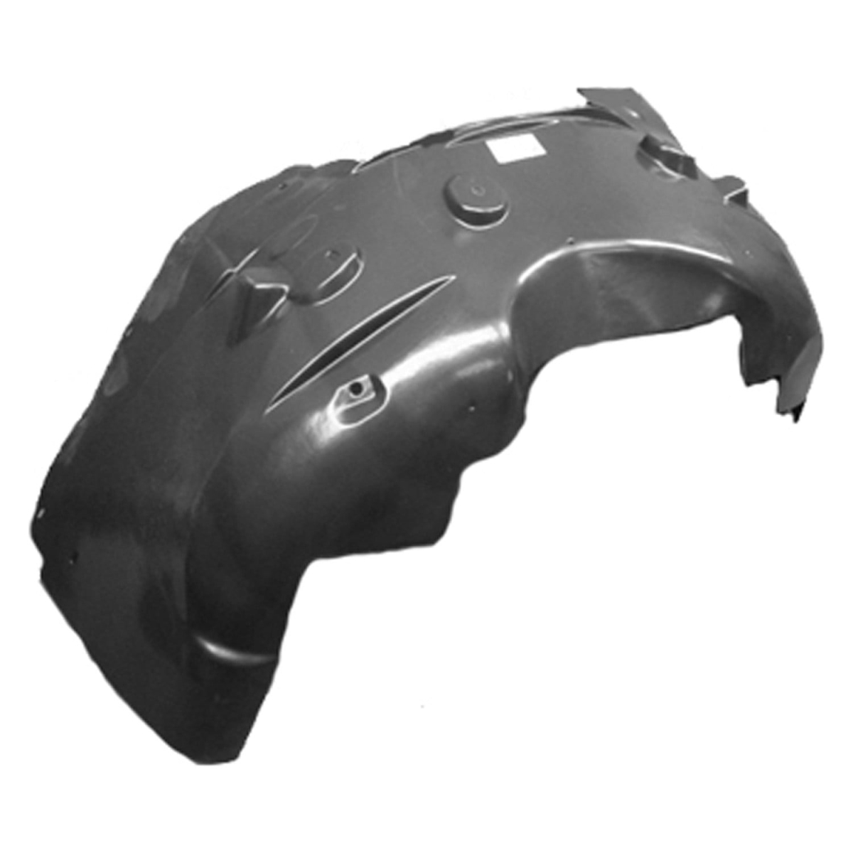 SHE672B-24SQR CAPA Plastic Right Front Fender Splash Shield Liner for 2007-2013 Chevrolet Avalanche