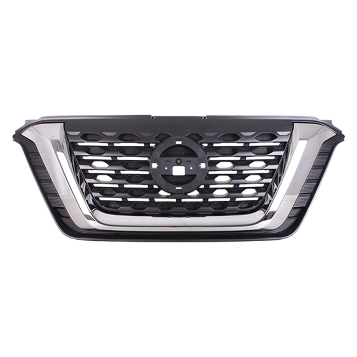 SHENIKICK18-99Q-0 CAPA Grille Assembly for 2018-2020 Nissan Kicks S-SV - Chrome Molding