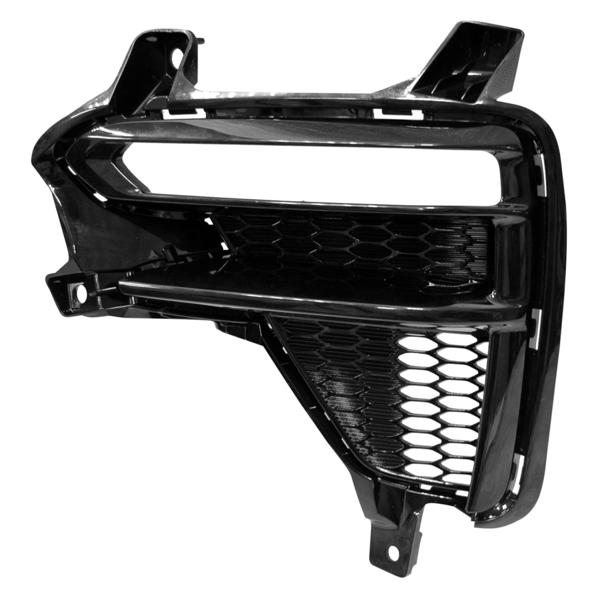SHEKIFORT19-95-1 Left Hand Front Outer Bumper Insert for 2019-2020 Kia Forte EX-LXS-S