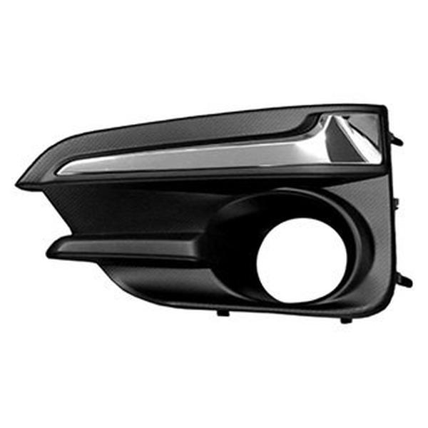SHE6727-95-1 Left Hand Front Bumper Insert for 2017-2019 Subaru Impreza Sedan-Wagon