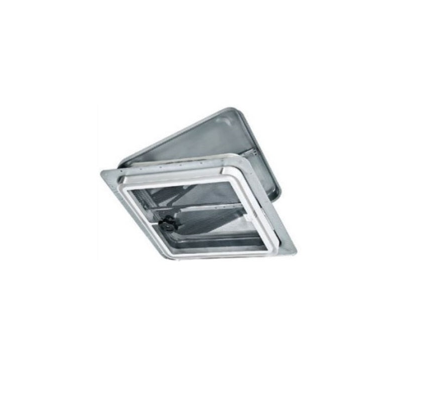 VENV2110-501-00 Non-Powered Roof Vent with Metal Cover, Birch White Screen Frame
