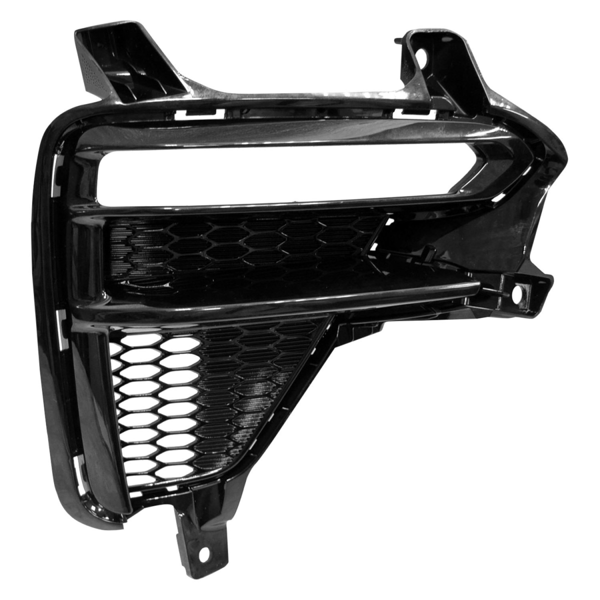 SHEKIFORT19-95-2 Right Hand Front Outer Bumper Insert for 2019-2020 Kia Forte EX-LXS-S