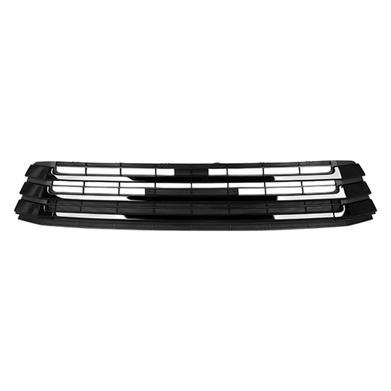 SHETOHIGH17A-99BGQ-0 CAPA Front Bumper Grille for 2017-2019 Toyota Highlander - Black