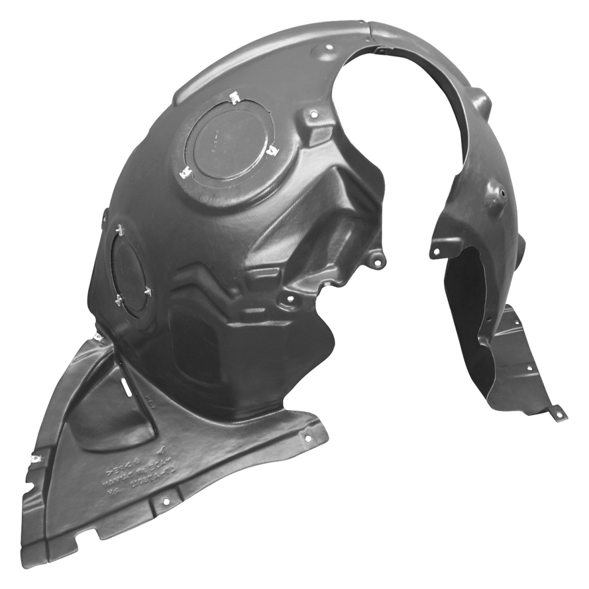 SHE3602B-24-2 Right Hand Front Fender Inner Panel for 2015-2021 Mini Cooper F55 Base Hardtop 4 Door