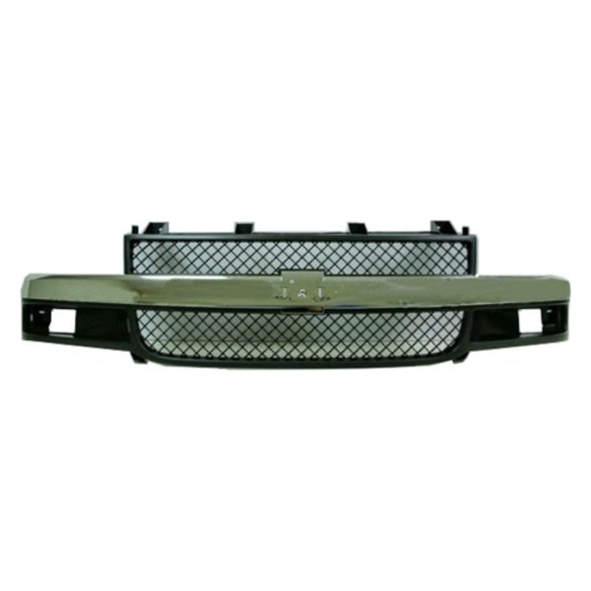 SHE932AA-99QU CAPA Grille Assembly for 2003-2014 Chevrolet Express 1500 - Chrome