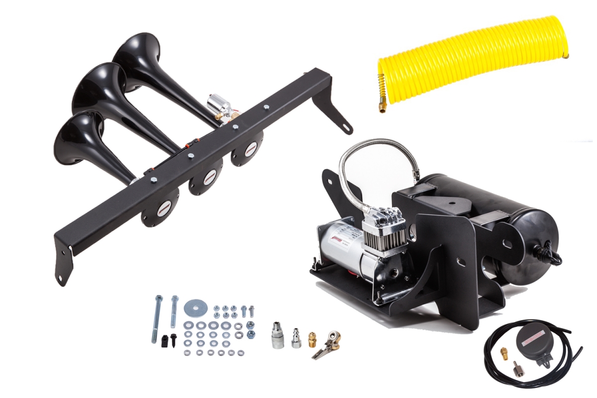 2015-2016 Crew Cab Trucks Complete Bolt on Train Horn System