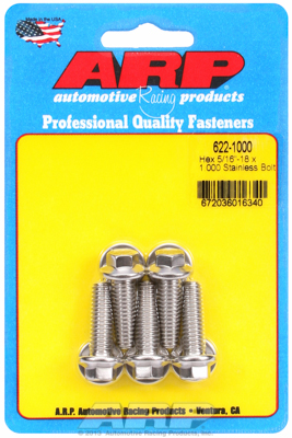 0.31 x 18 in. 1.000 in. Hex Bolt Kit - Stainless Steel
