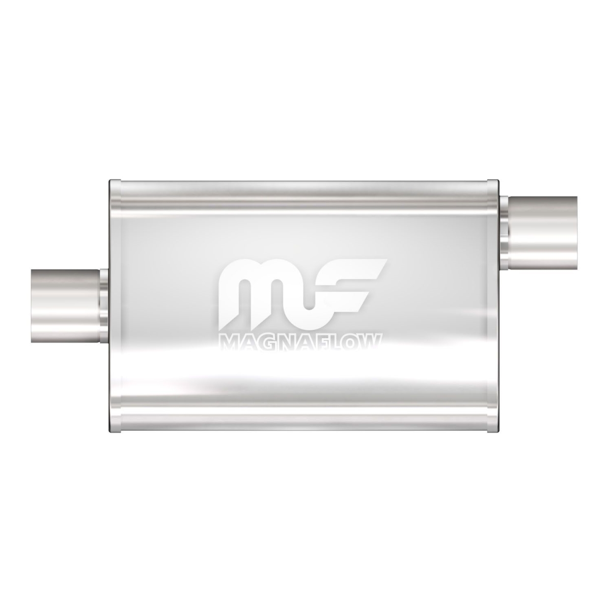 11 x 2.25 in. Offset by Center Stainless Steel Muffler