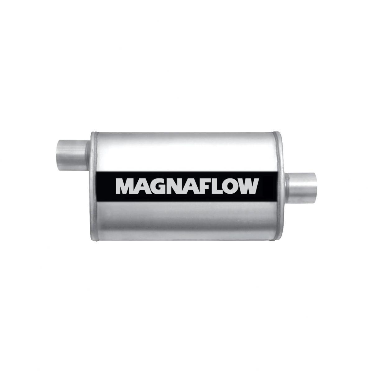 11236 14 in. Stainless Steel Exhaust Muffler 2.5 in. Offset & Offset -  MagnaFlow