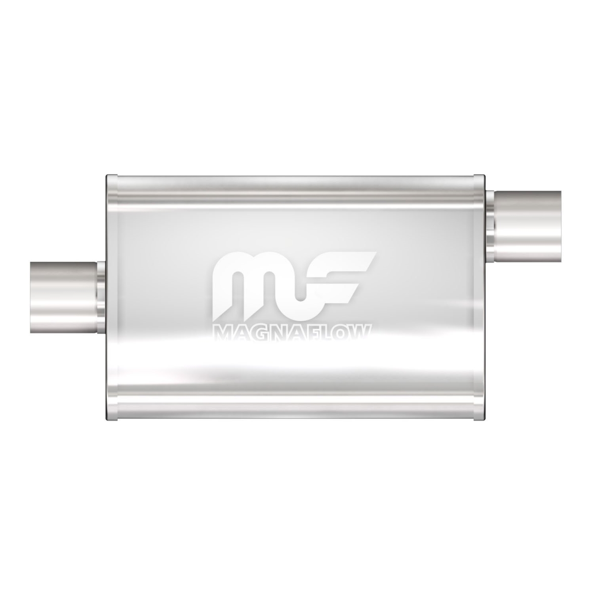 11 in. Stainless Steel Exhaust Muffler 2.5 in. Offset & Center