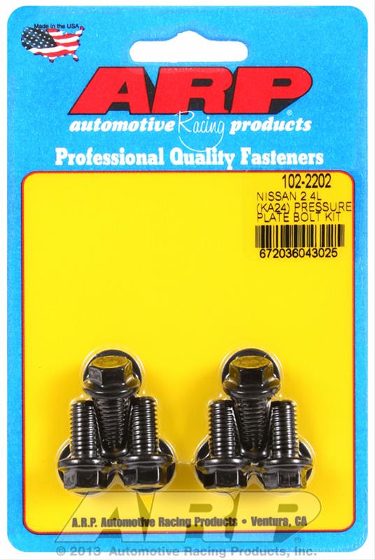 102-2202 2.4L Nissan KA24 Pressure Plate Bolt Kit