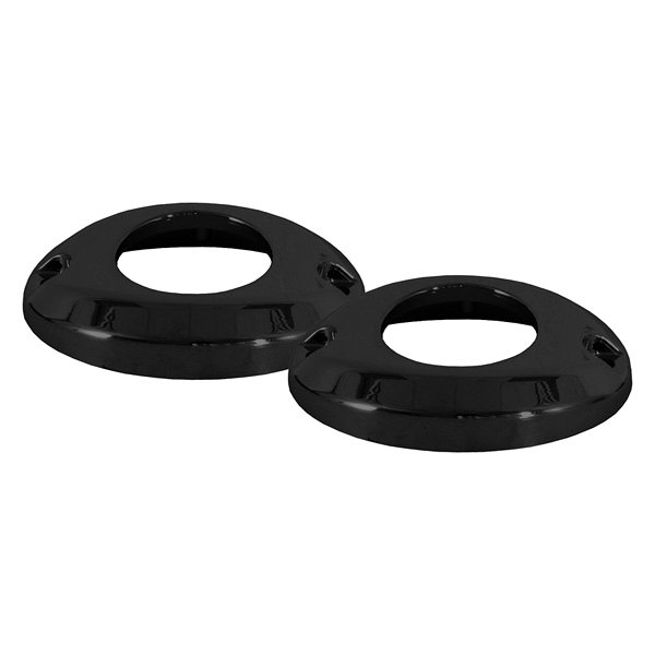 Strobe Light Surface Mount Brackets - Black - Set of 2 - Durable Design