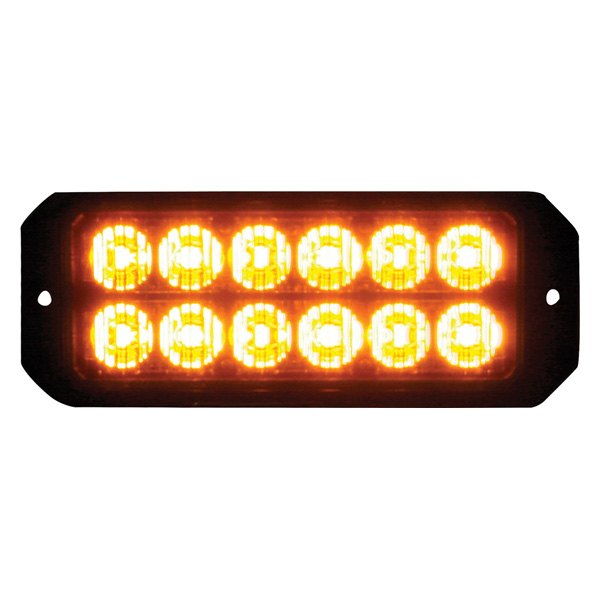 BUY8891700 5 in. 12 LED Strobe Light, Amber - 12-24V DC