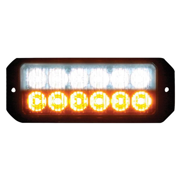 BUY8891702 5 in. 12 LED Strobe Light, Amber & Clear
