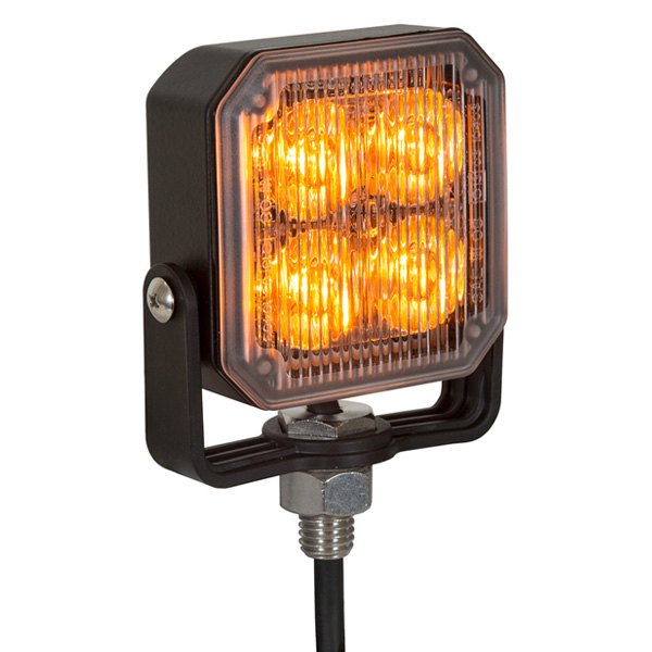 BUY8891800 2.85 in. 4 LED Strobe Light, Amber - 12-24V DC