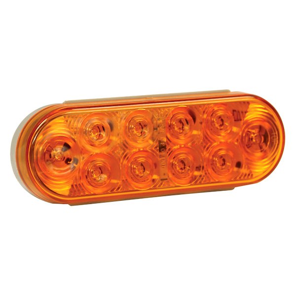 6.5in. Amber LED Oval Turn & Park Light - Durable Design