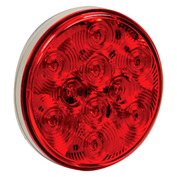 BUY5624151 4 in. 10 LED Round Stop, Turn & Tail Light, Red