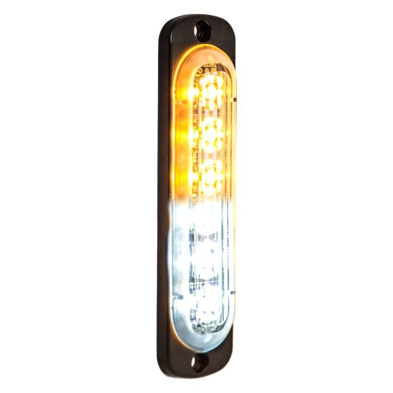 BUY8891912 4.38 in. 6-LED Strobe Light, Amber & Clear