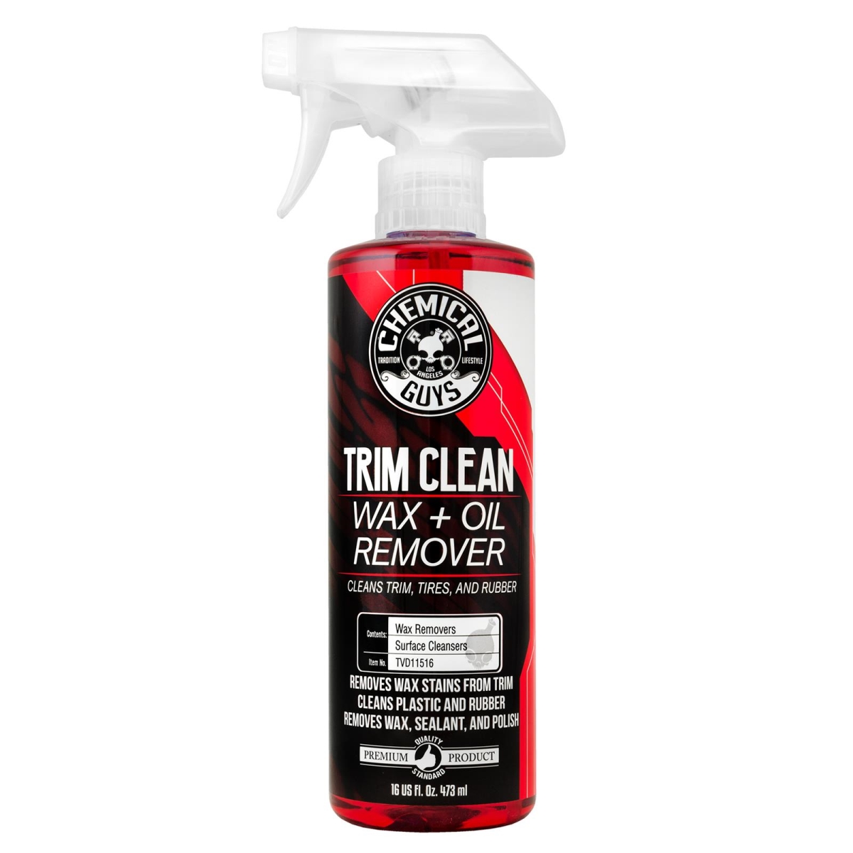 16 oz Trim Clean Wax & Oil Remover for Trim, Tires, & Rubber