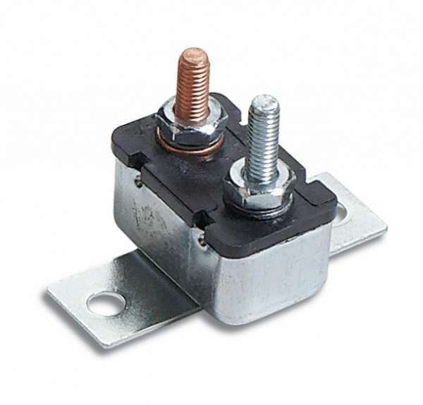 15 Type 1 Amp Stud Mounted with Right Angle Bracket Circuit Breaker