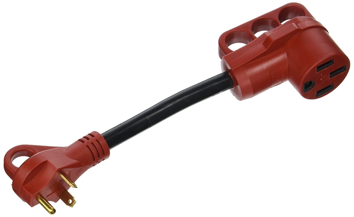 RV Adaptor 30 amp Male To 50 amp Female 12 in. Cord