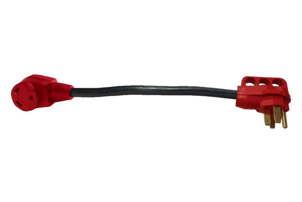 RV Adaptor 50 amp Male To 30 Amp Female 12 in. Cord