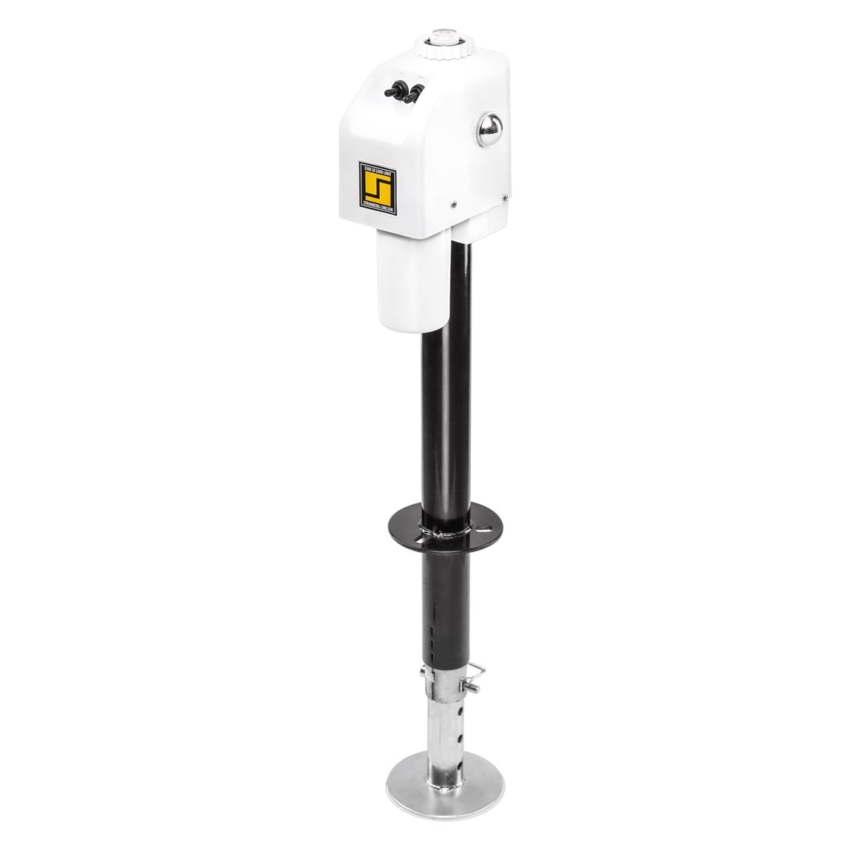 JET-3555 3500 lbs Electric Tongue Jack, White