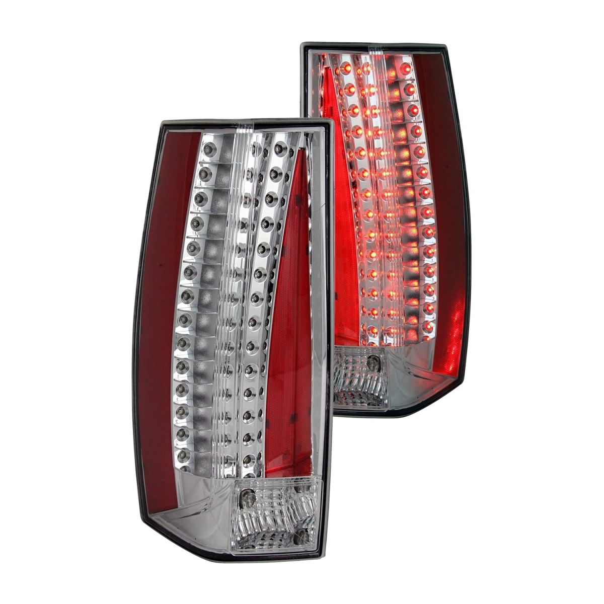 Anzo - USA  07-11 Cadillac Escalade & Escalade Hybrid LED Tail Light - Chrome