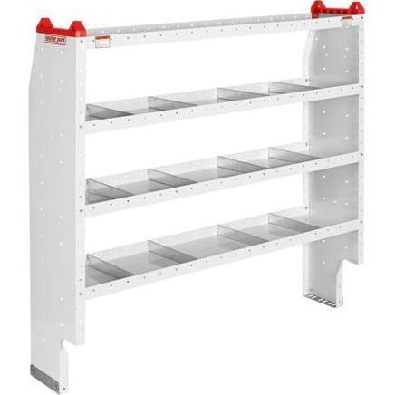 Heavy Duty Adjustable 4 Shelf Unit, 60 x 60 x 16 in.