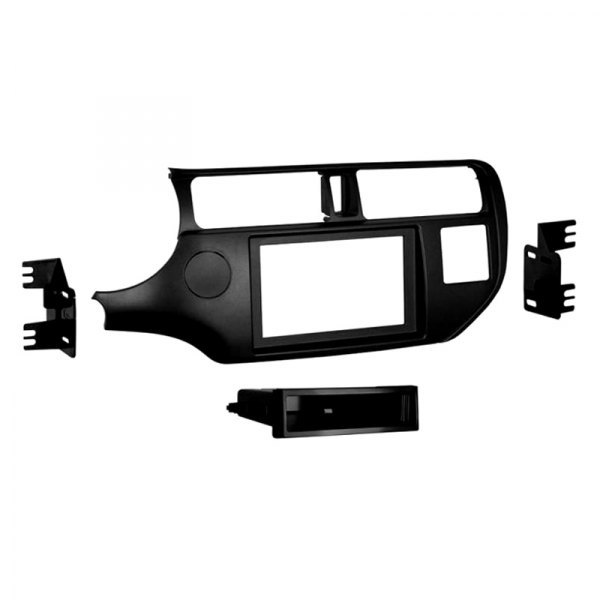 MET99-7367B Single & Double DIN Stereo Dash Kit for 2016 Kia Rio - Matte Black
