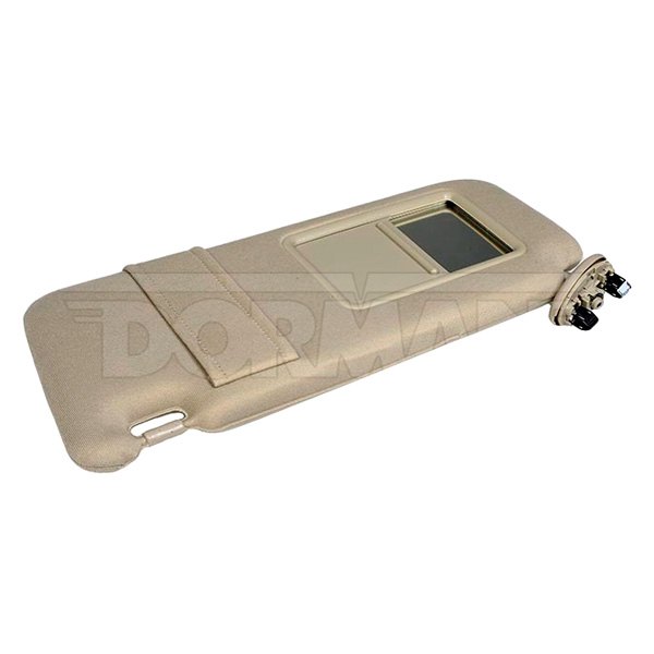 DOR74058 16 in. Driver Side Sun Visor for 2007-2011 Toyota Camry - Beige