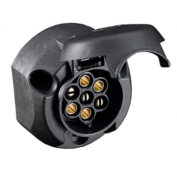 HEL001943003 12V & 7 Pole Trailer Socket with Lid
