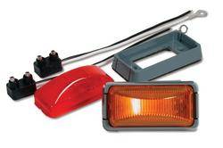 2.5 x 1.25 in. Amber Mounting Bracket Rectangular Light