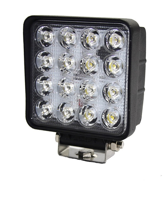 CUPWL48F-V2 4.25 in. 48W LED Square Flood Work Light
