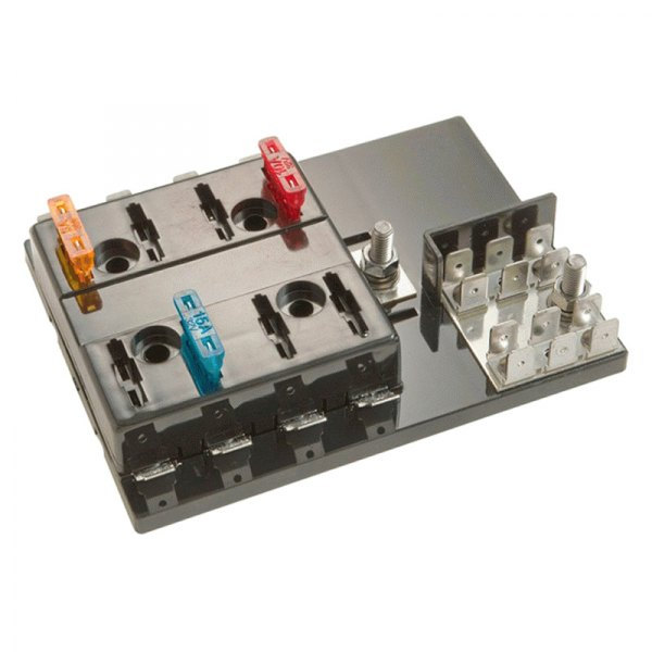 METBLC-108-G 8 Position ATC Fuse Block with Grounding Pad