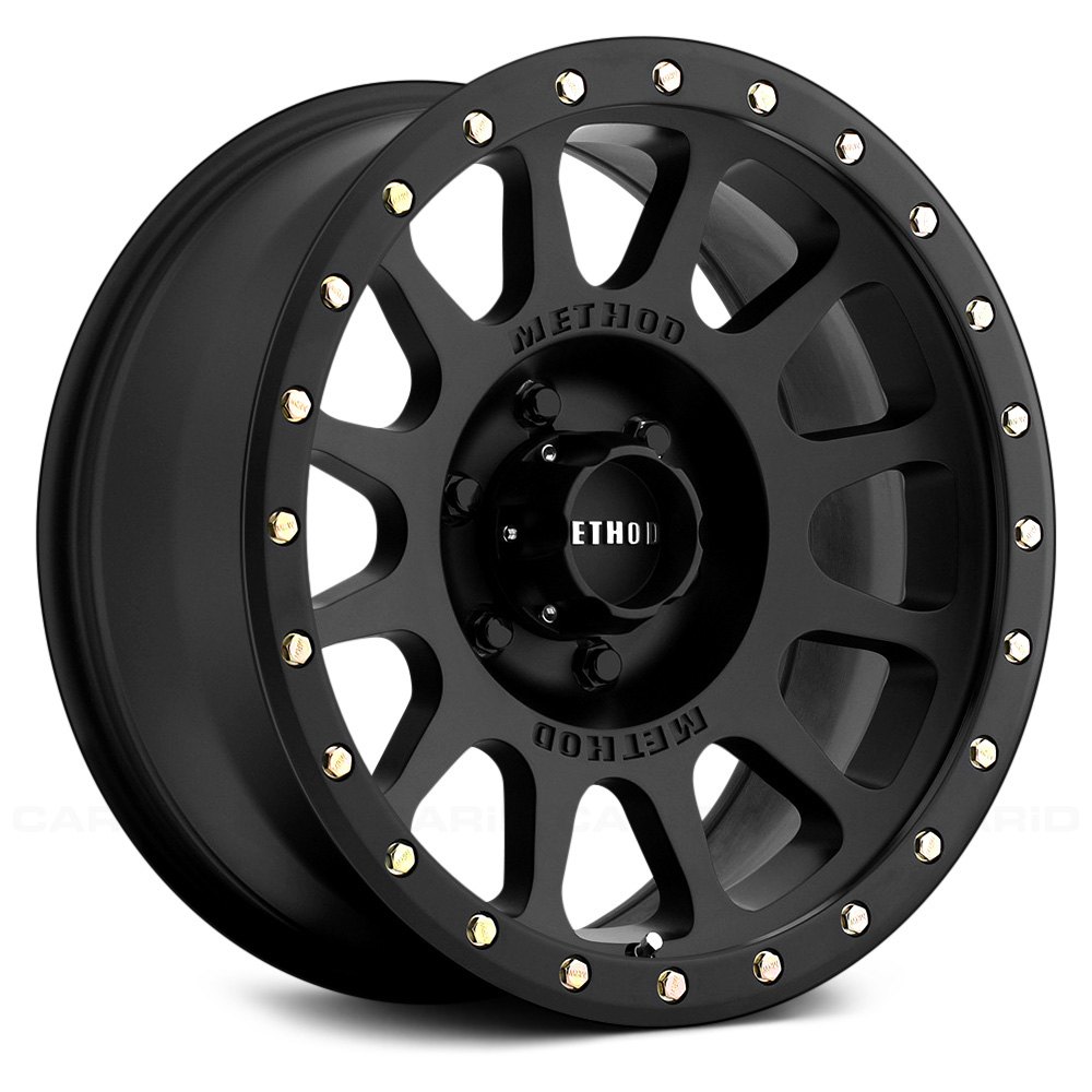 Picture of Method Race Wheels MR30578555500 17 x 8.5 NV 5 x 5.5 BP 4.75 in. B-S 0 UTV Beadlock Series Matte Black Wheel