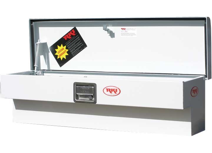 43S 43 in. Steel Side Box, White