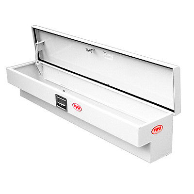 61S 61 in. Steel Side Box, White