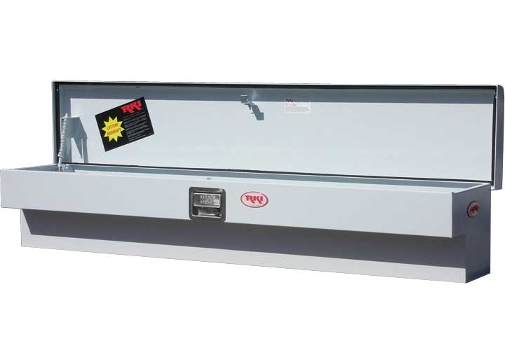 67S 67 in. Steel Side Box, White