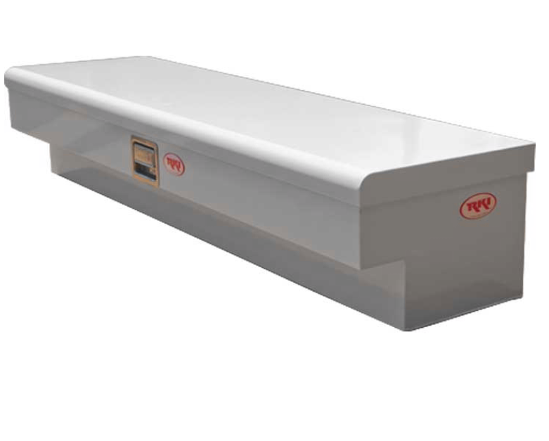 67SW 67 in. Wide Steel Side Box, White